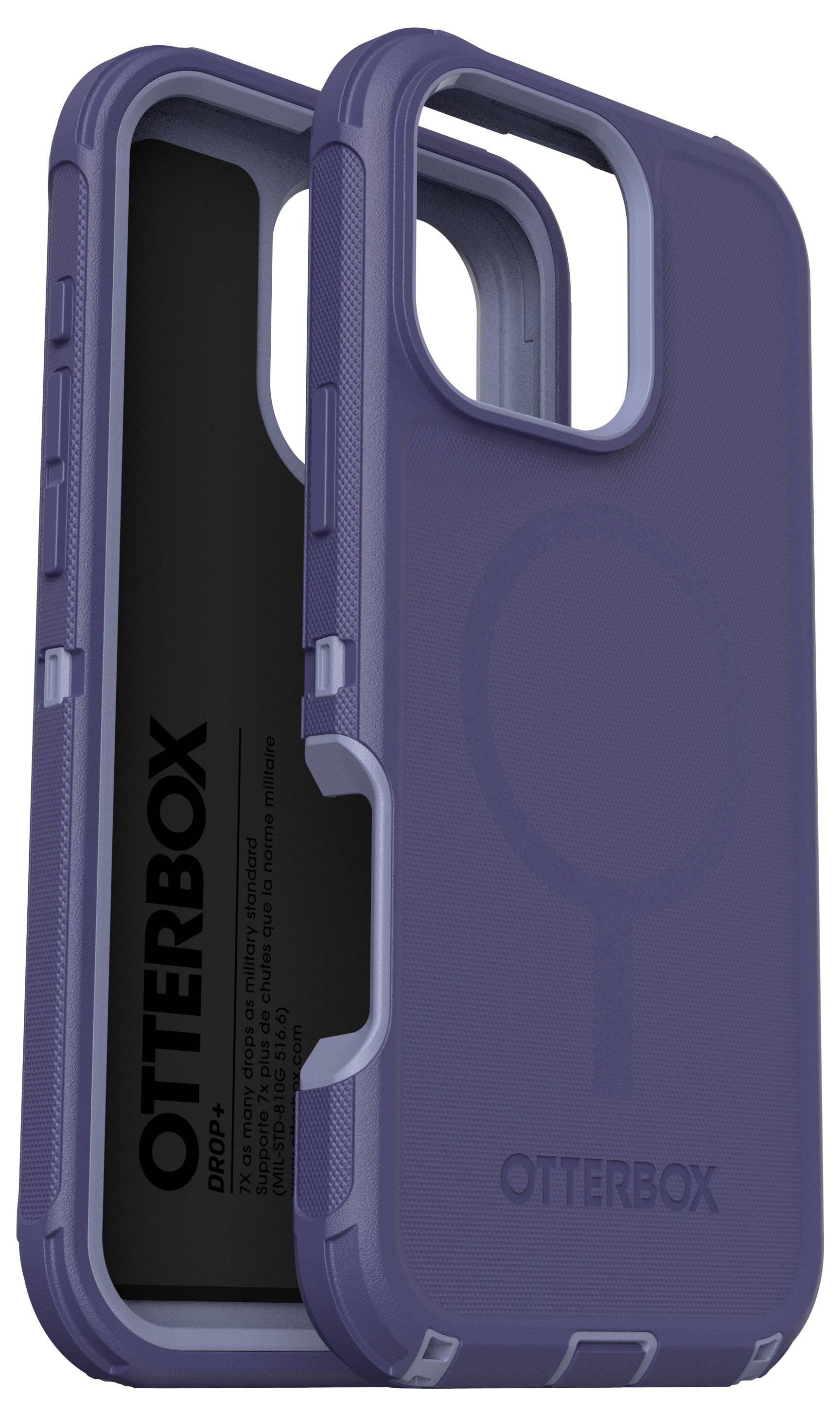 Etui Lila Otterbox z wzmocnioną ochroną, zaprojektowane z myślą o odporności na upadki.