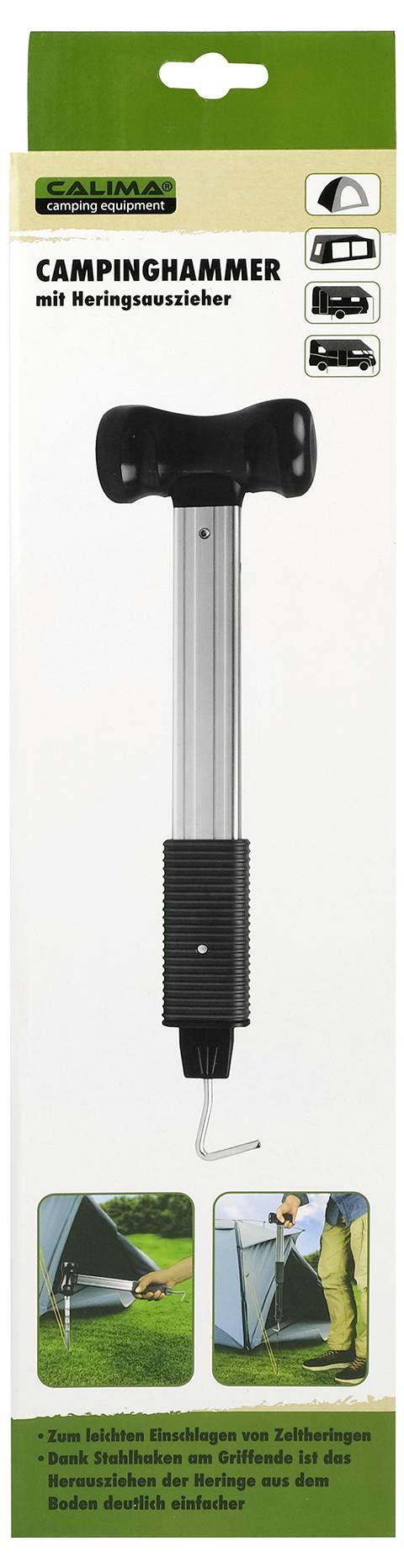 Молоток для кілочків намету Calima 46060 420 мм x 110 мм x 55 мм 1 шт.