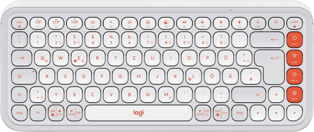 Клавіатура Logitech POP ICON KEYS, німецька, QWERTZ