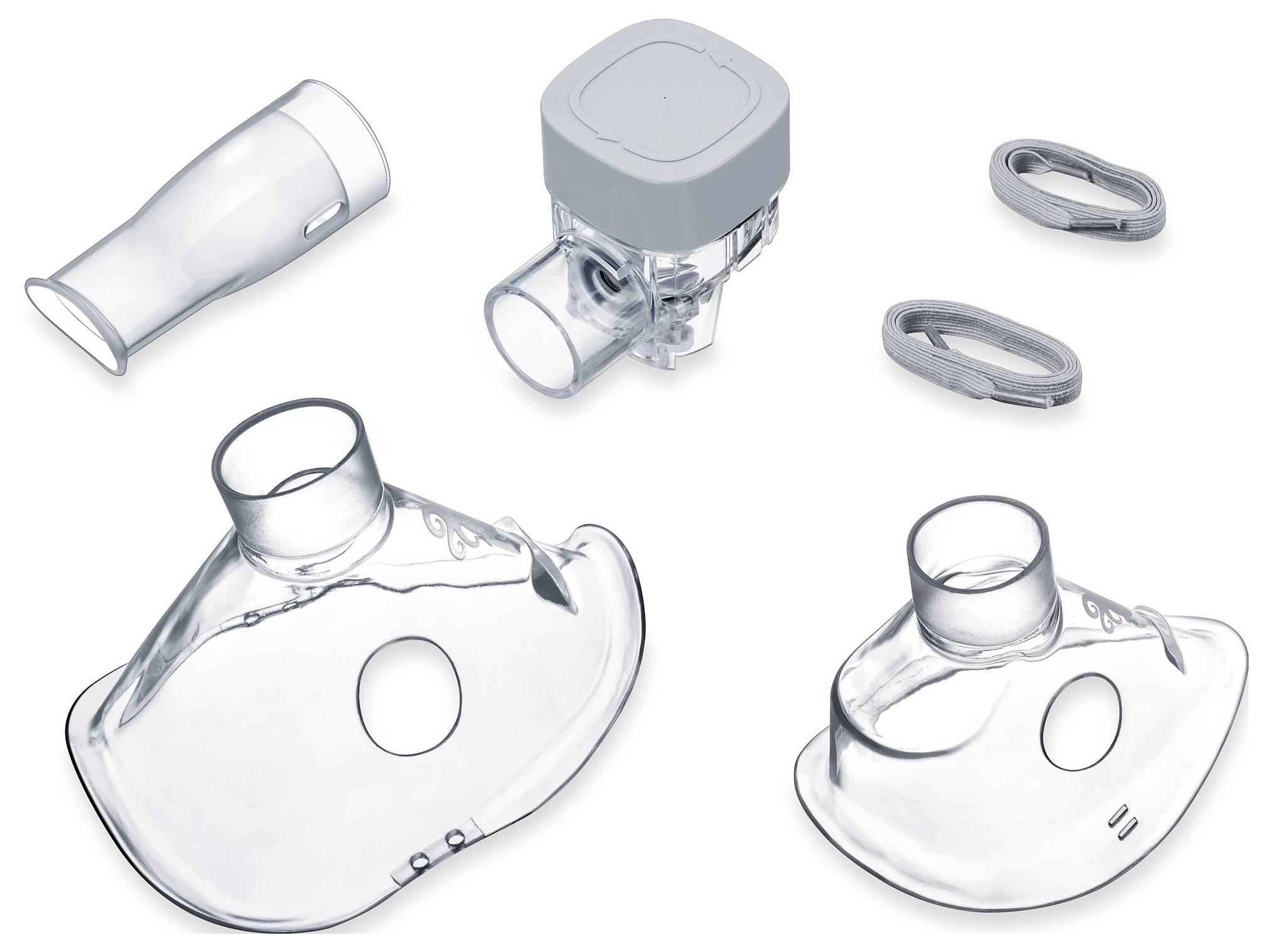 Інгалятор Sanitas SIH 52 з мундштуком та інгаляційною маскою