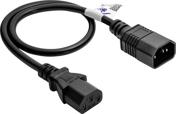 kabel IEC Akyga AK-PC-14A AK-PC-14A, 0.5 m, 1 szt.