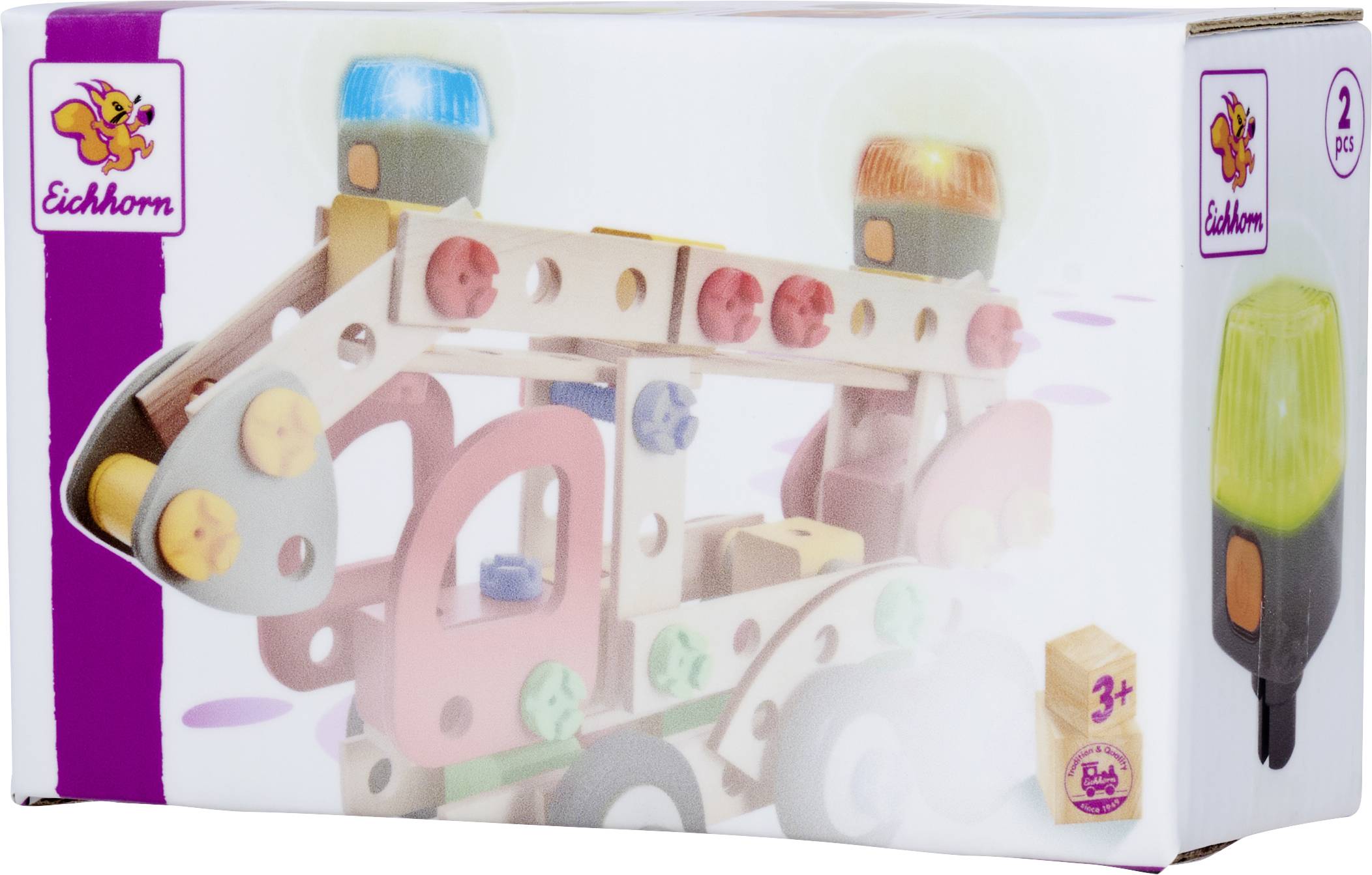 Конструктор Eichhorn Light Набір елементів Конструктор Кількість деталей: 3 Вікова група: 3 - 5 років