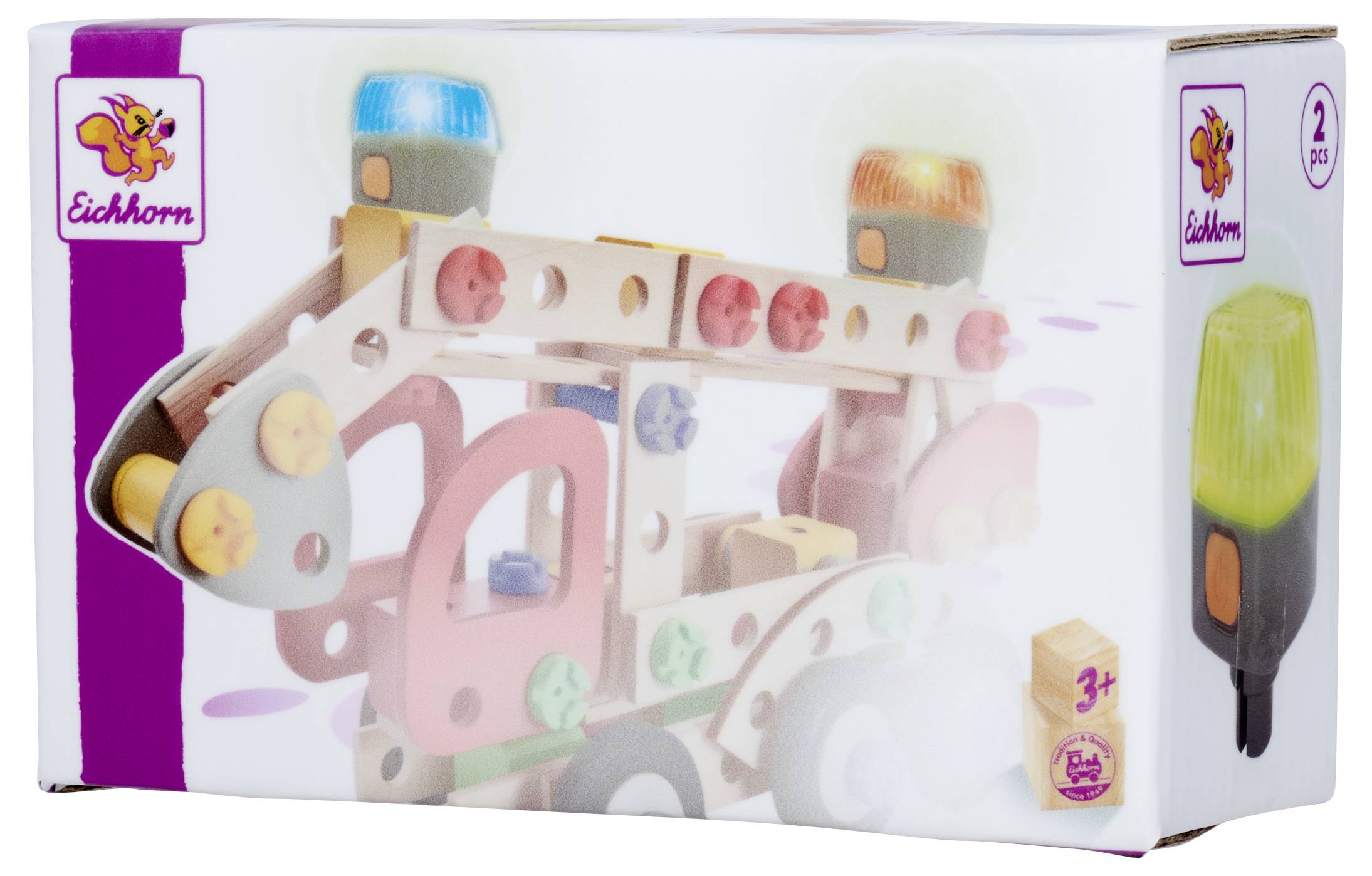 Конструктор Eichhorn Light Набір елементів Конструктор Кількість деталей: 3 Вікова група: 3 - 5 років