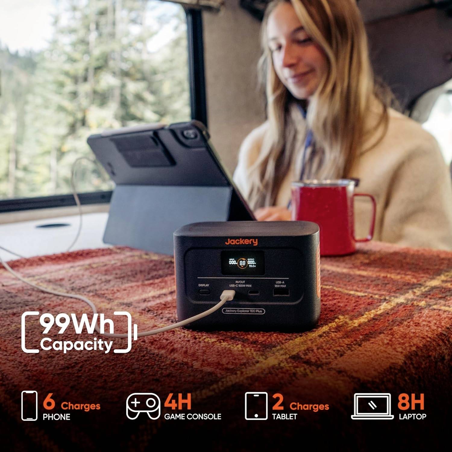 Електрична станція Jackery Explorer 100 Plus JK-10671, 1 шт.