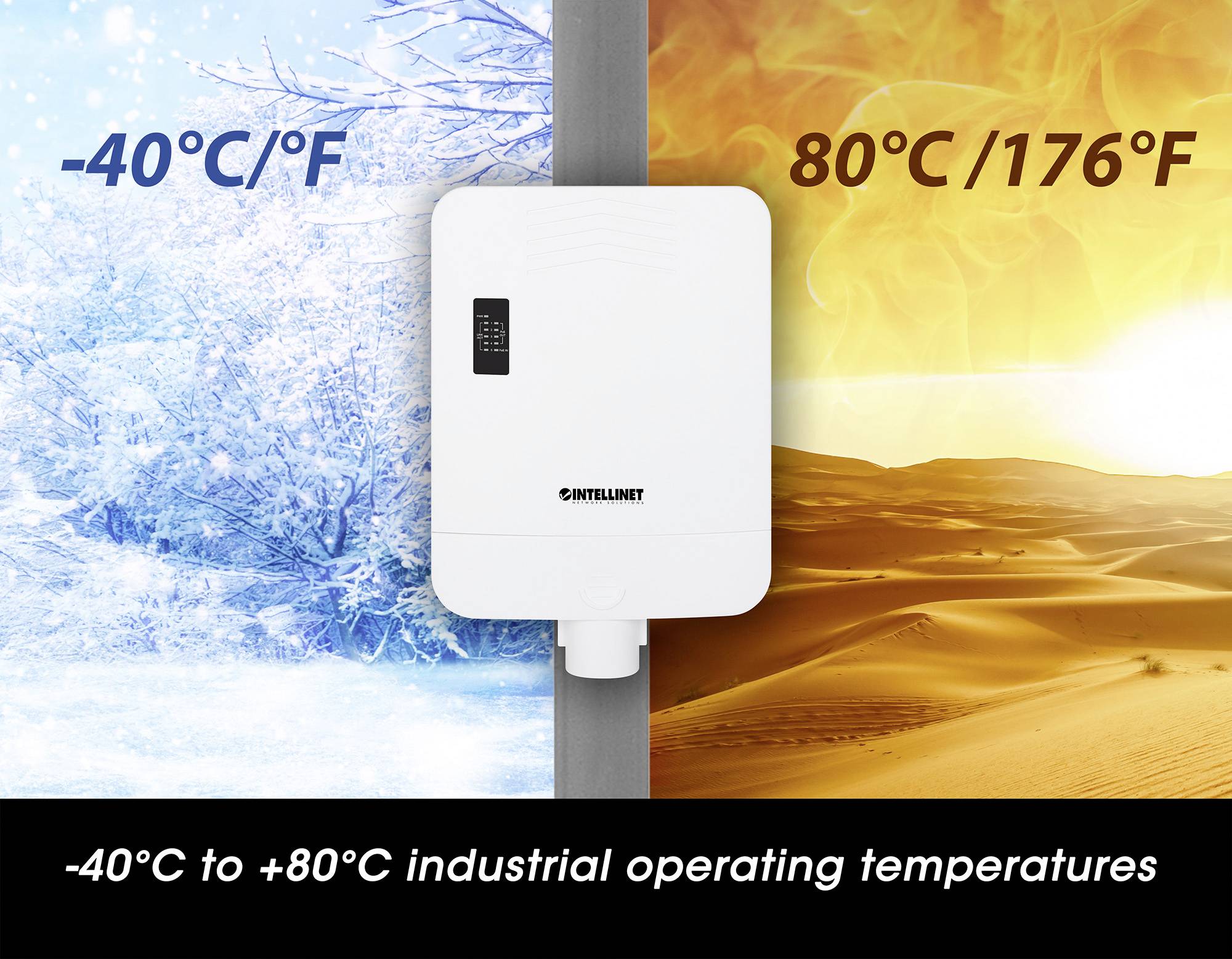 Intellinet 509220 Switch sieciowy 10 / 100 / 1000 MBit/s IEEE 802.3bt-4