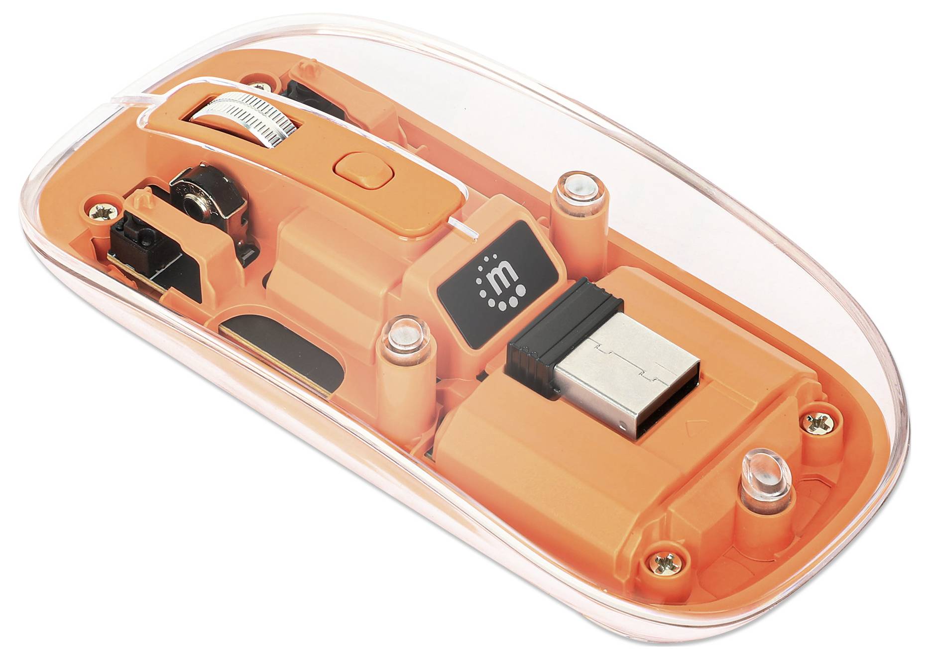 Mysz bezprzewodowa Manhattan 800 dpi, 1200 dpi, 1600 dpi-1