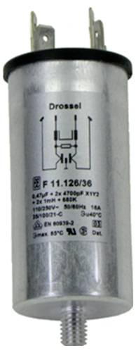 Eichhoff F011-126/036 Шумовий фільтр F011-126/036, 110 В/АС, 250 В/АС, 16 А, 1 мГн