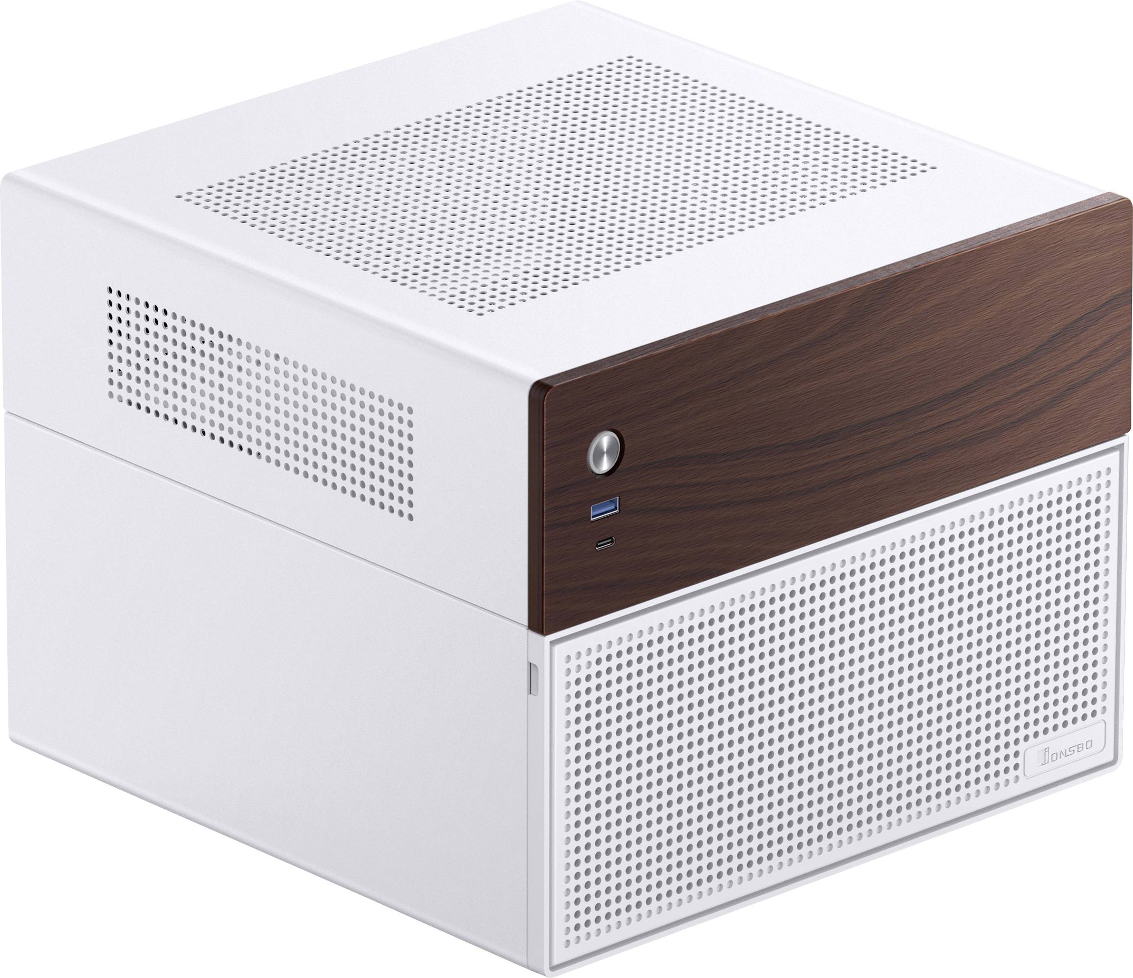 Корпус комп'ютера Jonsbo N4 NAS Micro Tower білий