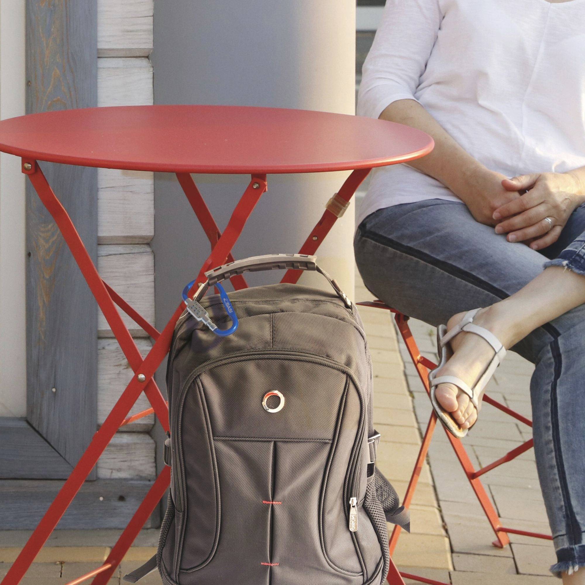 BASI - карабін - анодований алюміній - 3-значна комбінація - синій - 0006-0104-1300 Basi 0006-0104-1300 (Ø x Г) 6 мм x 95 мм