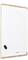 Pusta, pionowo ustawiona tablica, na której dolnej krawędzi leży czarny gumka i czerwony marker.