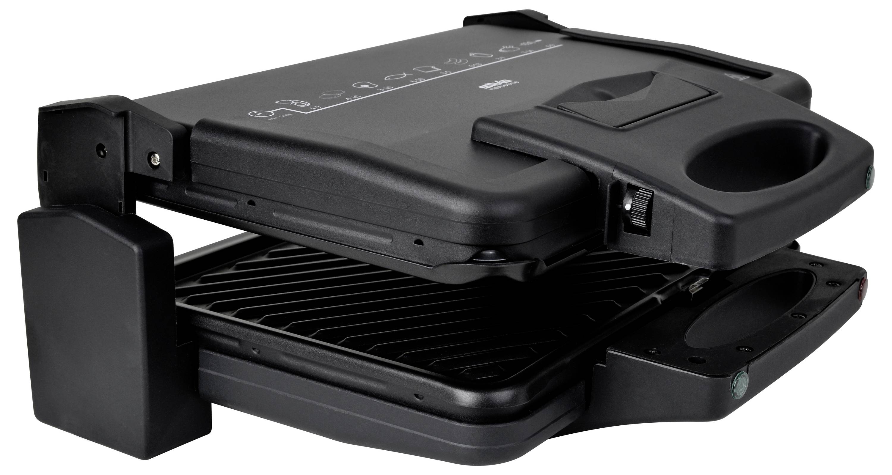 Контактний гриль Silva Homeline KG 2410, 1700 Вт, чорний