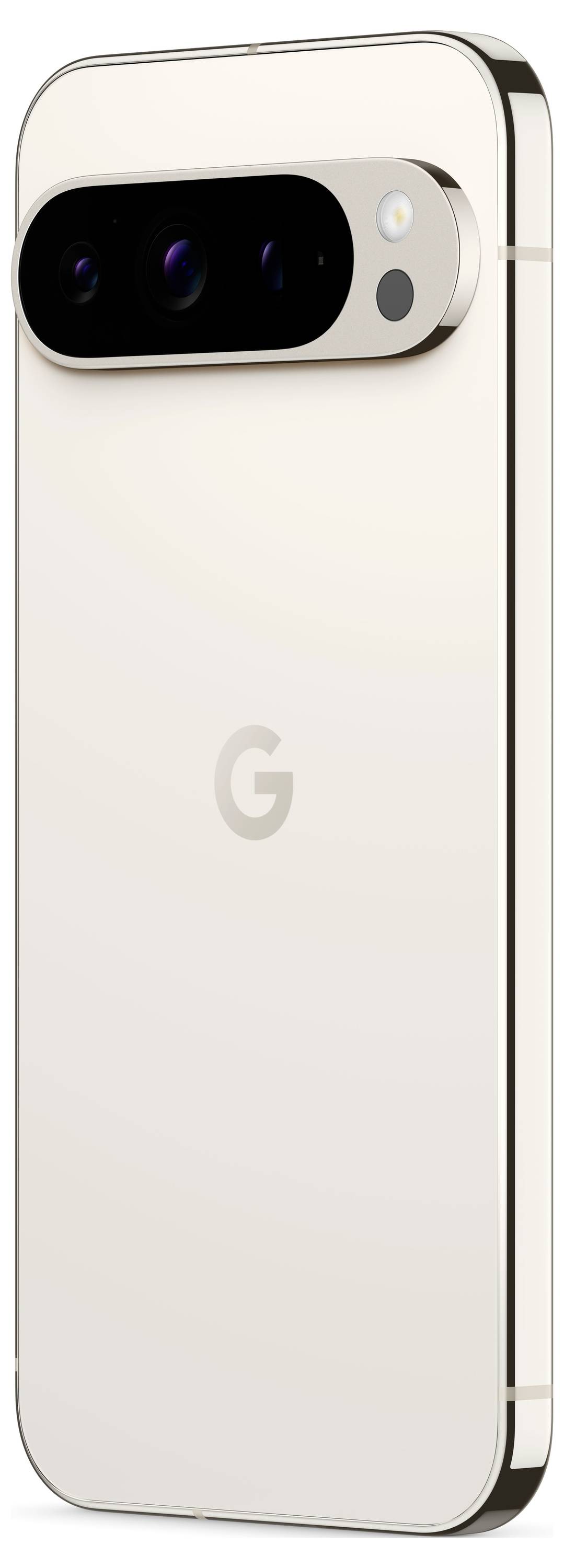 Nowoczesny smartfon z błyszczącą ramką i wieloma obiektywami aparatu z tyłu.