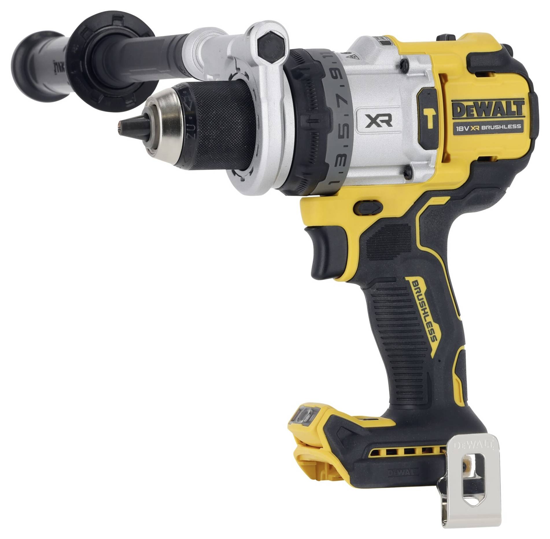 DEWALT DCD1007NT-XJ 3-швидкісний акумуляторний ударний гайковерт потужністю 1530 Вт без акумулятора, без зарядного пристрою