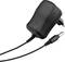 Czarny zasilacz sieciowy z przewodem i wtyczką, odpowiedni do urządzeń elektronicznych.