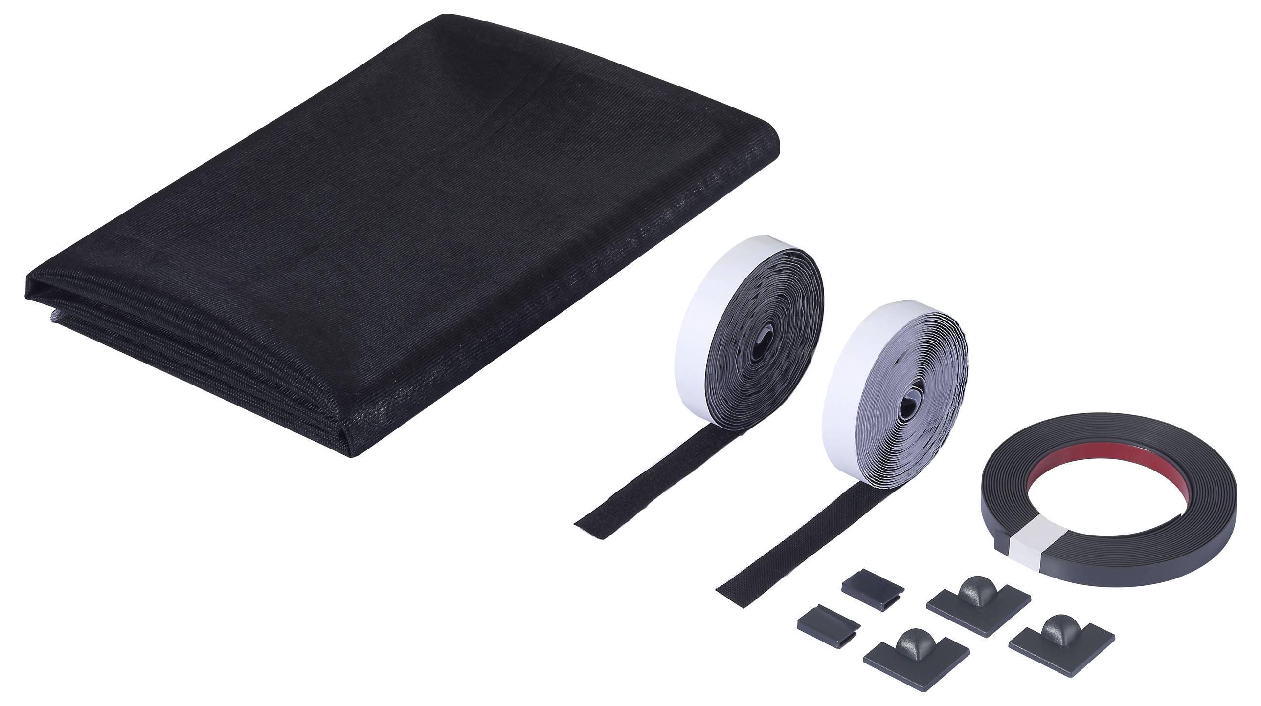 Renkforce RF-IS-500 RF-6682734 Москітна сітка (Ш x В) 1300 мм x 1500 мм чорна 1 шт.