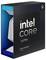 Opakowanie procesora Intel Core Ultra 9. Czarny design z niebieskimi akcentami i napisem 'intel CORE ULTRA, UNLOCKED, SERIES 9'.