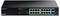 Przełącznik Ethernet z 16 portami i czterema dodatkowymi złączami światłowodowymi po prawej stronie. Nazwa marki na przedniej części urządzenia.