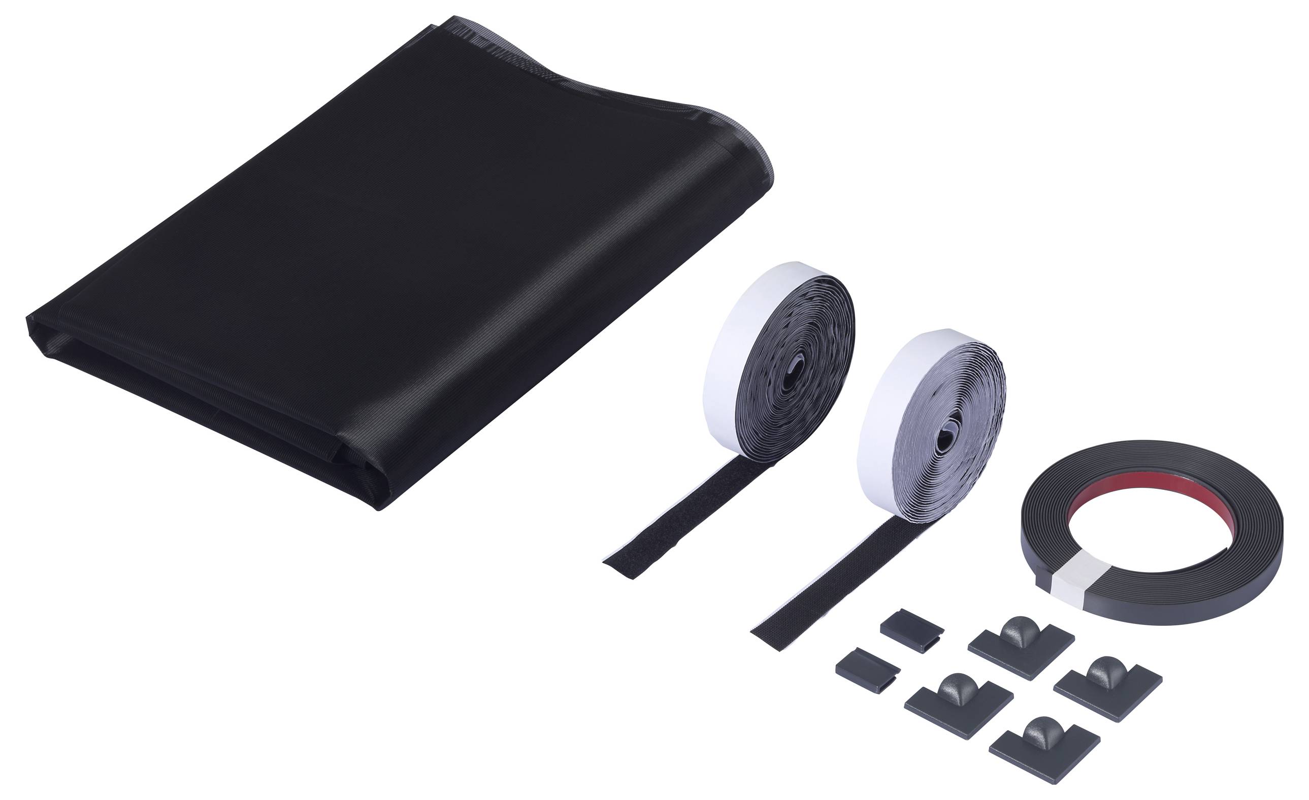 Renkforce RF-IS-600 RF-6683264 Пилозахисна сітка (Ш x В) 1300 мм x 1500 мм чорна 1 шт.