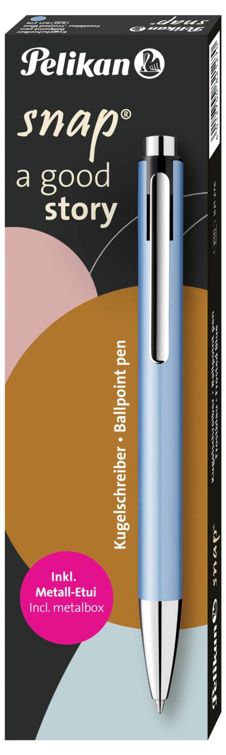 Pelikan Snap Metalic K10 821278 Ручка кулькова Колір напису: синій 1 шт.