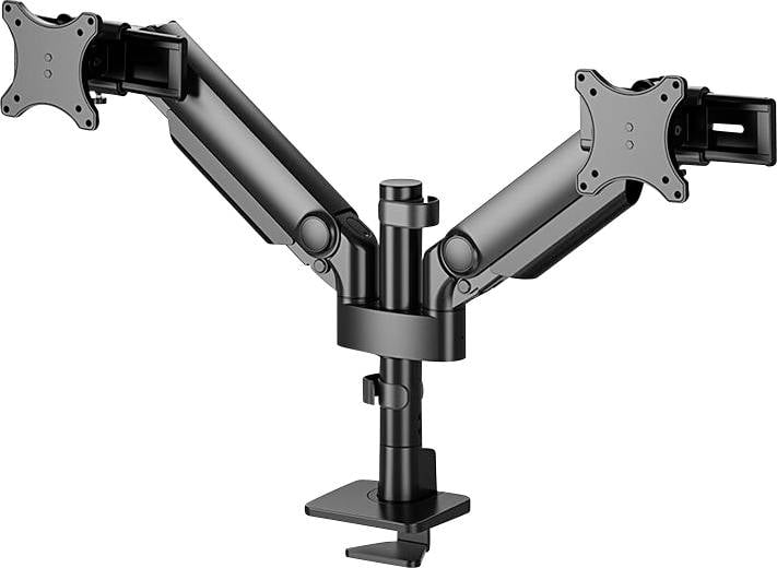 Кріплення для монітора Neomounts, настільне DS65S-950BL2 2 дисплеї 61 см (24 дюйми) - 86,4 см (34 дюйми), чорний з регульованою ви