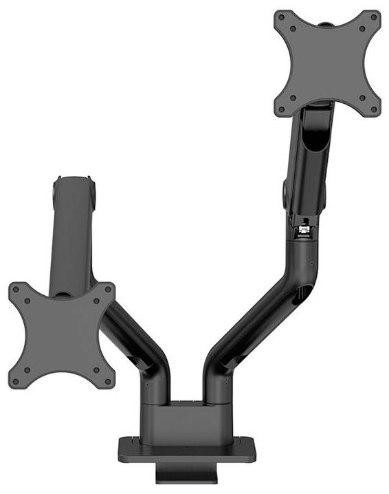 Кріплення для монітора Neomounts, настільне DS70S-950BL2 2 дисплеї 43,2 см (17 дюймів) - 88,9 см (35 дюймів), чорний з регульовано