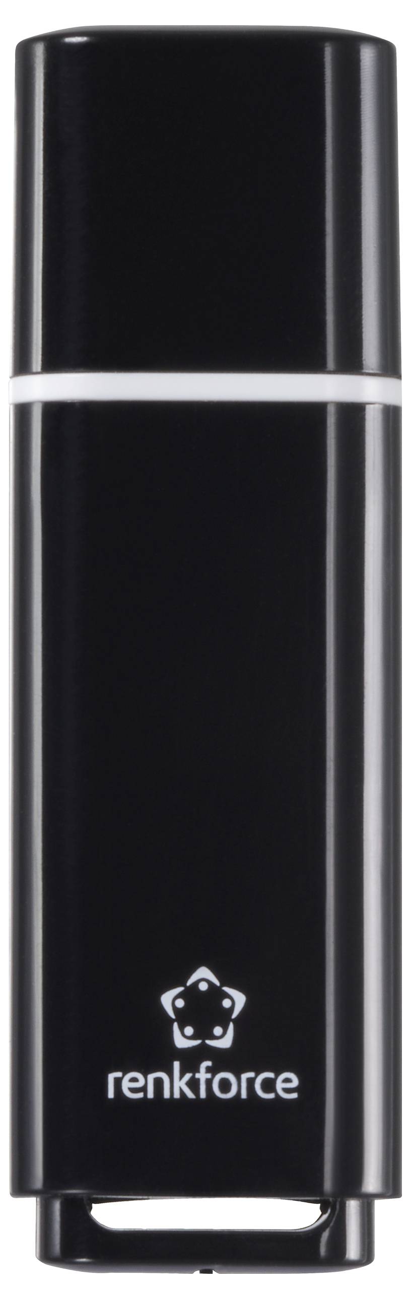 Флешка USB Renkforce RF-USBS-220 128 ГБ чорна RF-6684360 USB 2.0