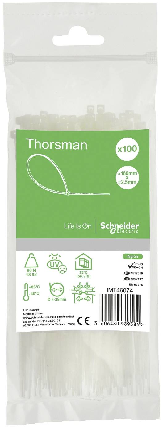 Opaska kablowa Schneider Electric IMT46405, 100 szt.-5