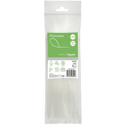 Schneider Electric IMT46409 Opaska kablowa 200 mm 2.5 mm Środek zmniejszający palność, z zamkiem zatrzaskowym 100 szt.-2