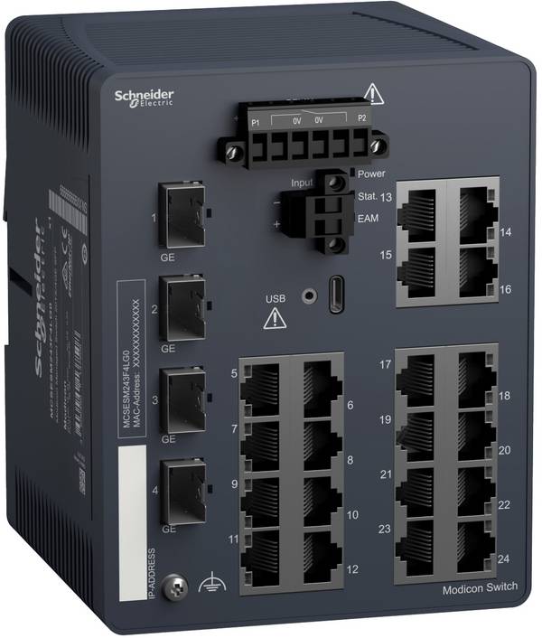 Schneider Electric MCSESM243F4LG0 MCSESM243F4LG0 Switch sieciowy 1000 MBit/s