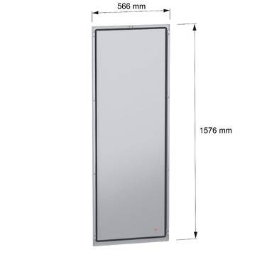 Schneider Electric NSYBPN166 Tylna ściana 1 szt.-1