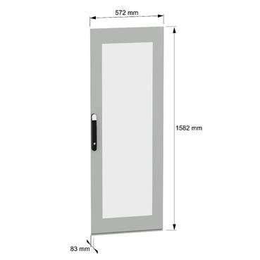 Schneider Electric NSYSFND166T Szklane drzwi 1 szt.-2
