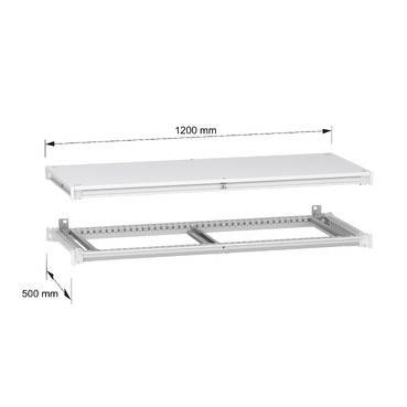 Schneider Electric NSYSFNC125ED Rama dolna i górna PrismaSeT 6300 do szaf elektrycznych szer. 1200 x gł. 500 mm, łącznie-2