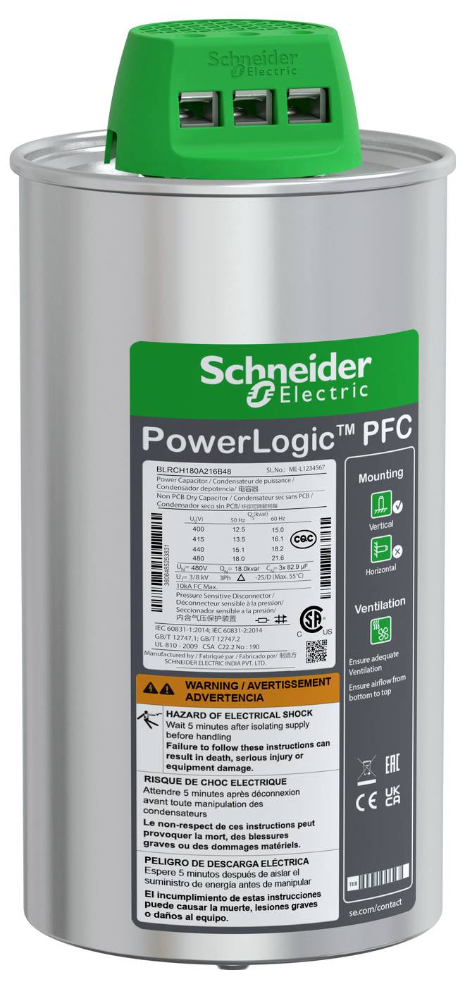 Schneider Electric BLRCH180A216B48 480 V PFC Kondensator 15 szt.-1