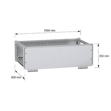 Schneider Electric NSYTBCN3106 Komora górna szyny zbiorczej, PanelSeT SFN, do szaf elektrycznych szer. 1000 x gł. 600 mm-2