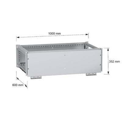 Schneider Electric NSYTBCN3106 Komora górna szyny zbiorczej, PanelSeT SFN, do szaf elektrycznych szer. 1000 x gł. 600 mm-2