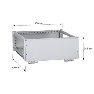Schneider Electric NSYTBCN388 Komora górna szyny zbiorczej, PanelSeT SFN, do szaf elektrycznych szer. 800 x gł. 800 mm, -2
