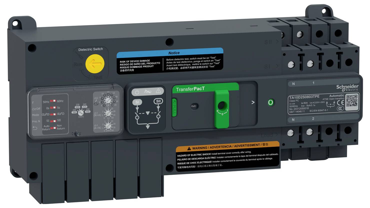 Jednostka sterująca przełączaniem zasilania Schneider Electric TA10D2S0803TPE 1 szt.-1