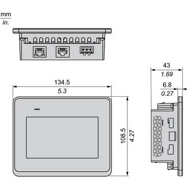 Schneider Electric HMIST6200FW Panel dotykowy PLC-1