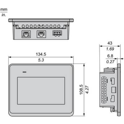 Schneider Electric HMIST6200FW Panel dotykowy PLC-1