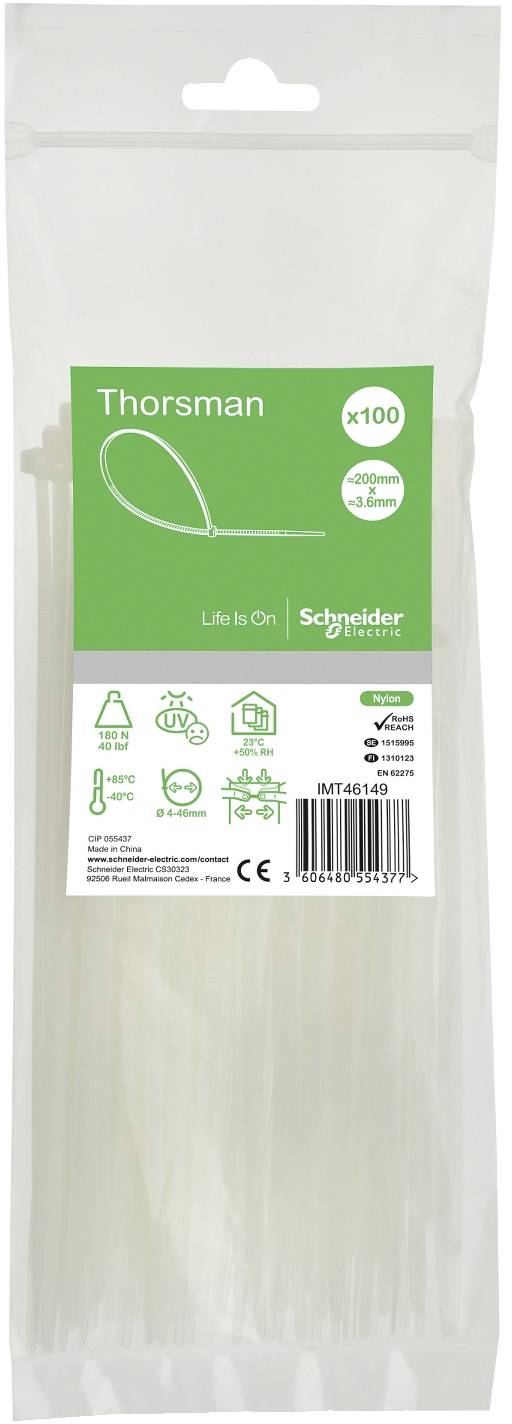 Schneider Electric IMT46413 Opaska kablowa 100 szt.-4