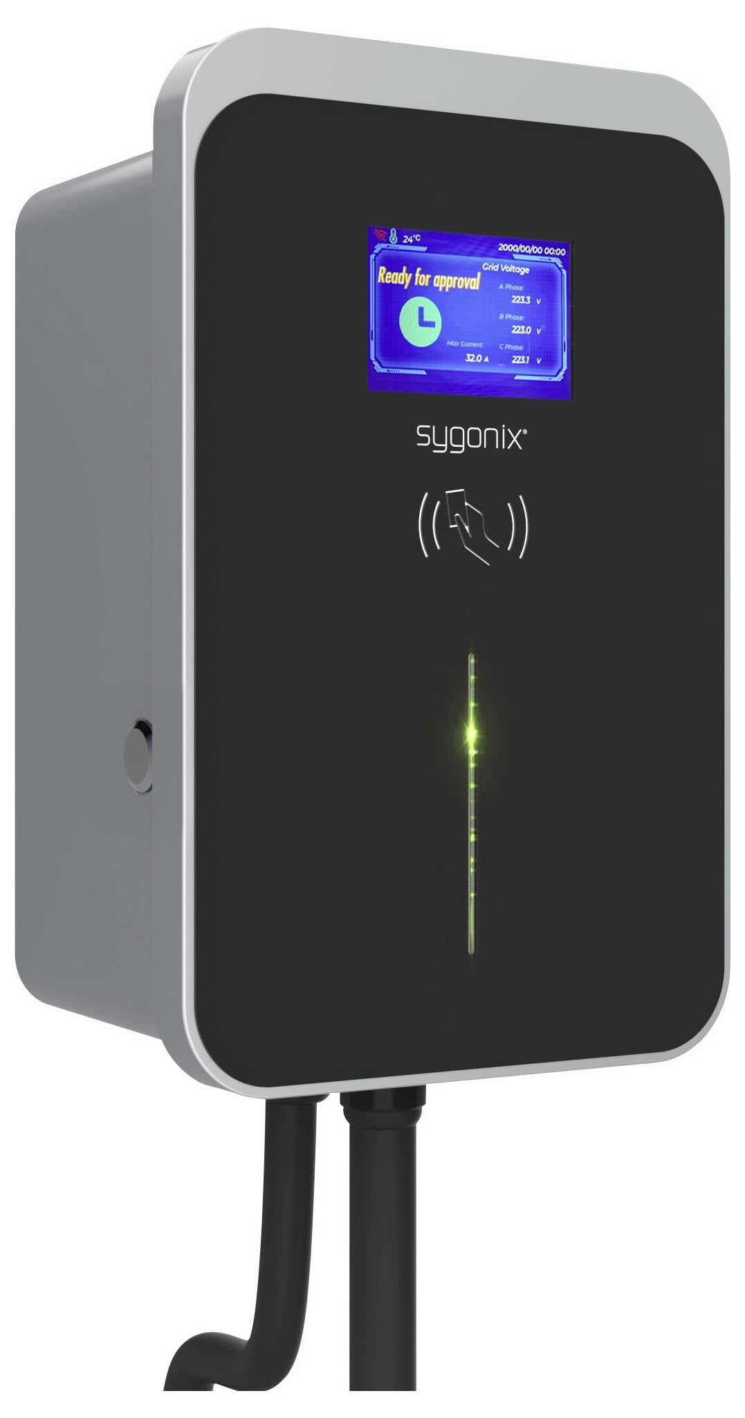 Зарядна станція для електромобілів Sygonix, SY-6687958, Тип 2, 22 кВт, 5 м