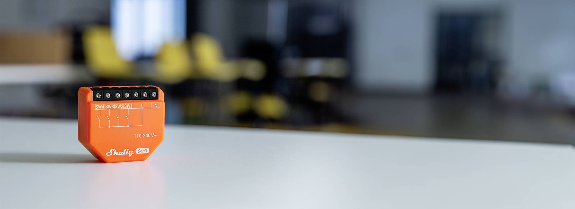 Модуль сценаріїв Shelly Shelly i4 Gen3 Bluetooth, Wi-Fi