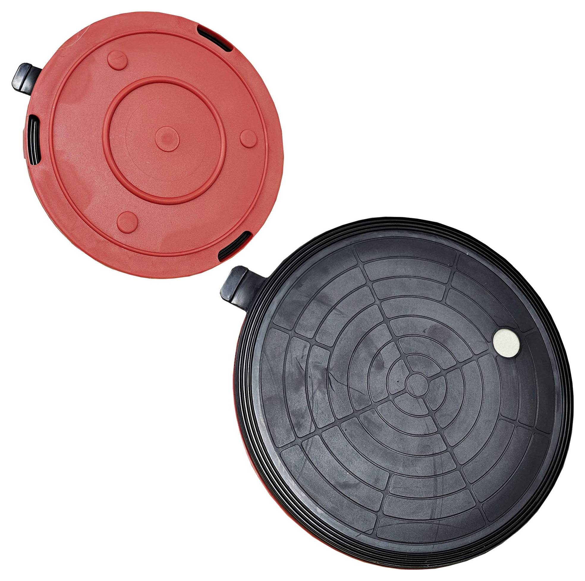 Присоска Heicko PH618A з 1 головкою, вбудованим електричним вакуумним насосом та вакуумметром, у комплекті футляр для зберігання, 