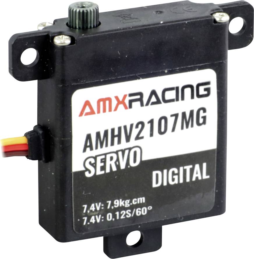 Стандартний сервопривід Amewi AMXRacing AMHV2107MG Midi Drive, матеріал: метал