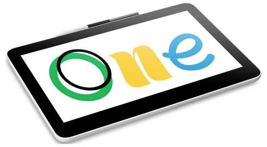 Wacom One 12 pen USB Pen Display Чорний, Білий