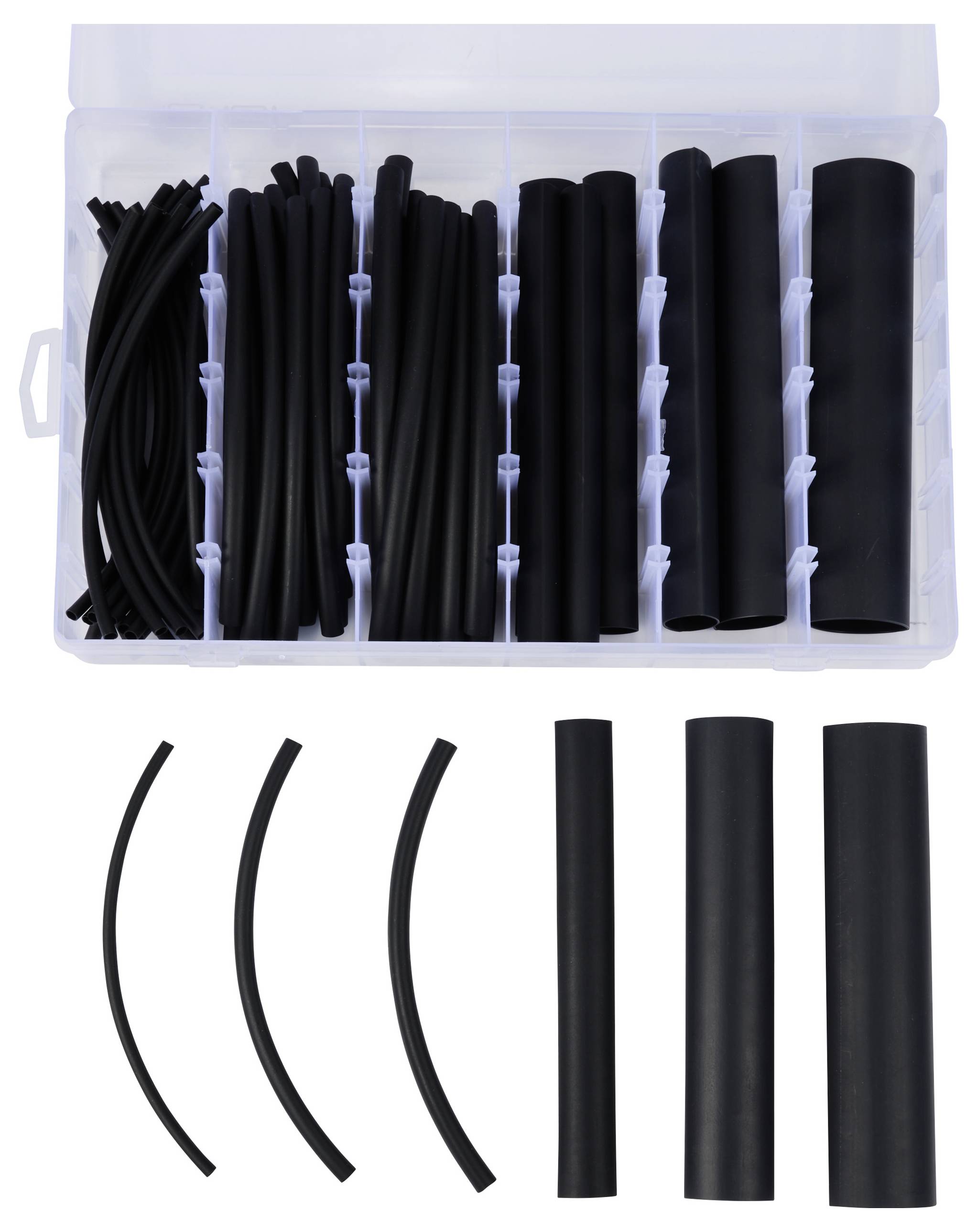 Комплект термоусадочних трубок TRU COMPONENTS TC-13388816, 3:1, 70 шт.