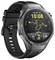 Czarny smartwatch wyświetla mapę z żółtą trasą, data 'PT 18 PAŹ', godzina '10:08', trening 31 min., dystans 5 km.