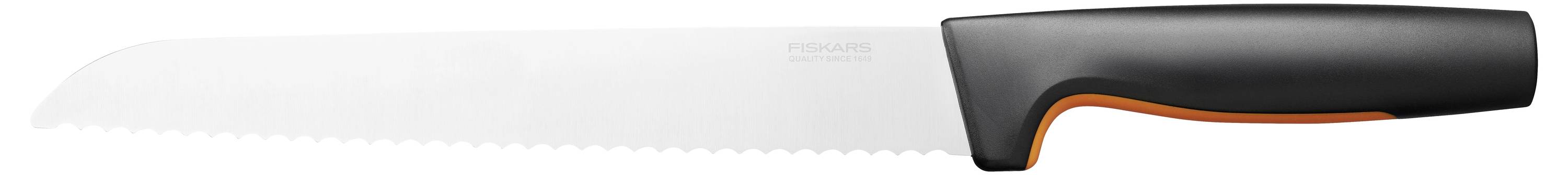 Ніж для хліба Fiskars 1057538 чорний, довжина 342 мм
