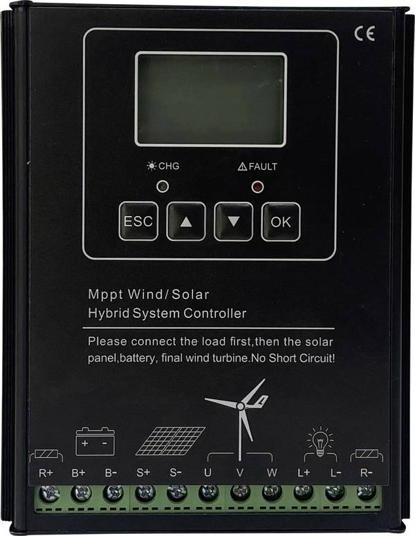 Kontroler hybrydowy OLU MPPT für Windgeneratoren und Photovoltaik Anlagen OMWS35A48MP, 1 szt.