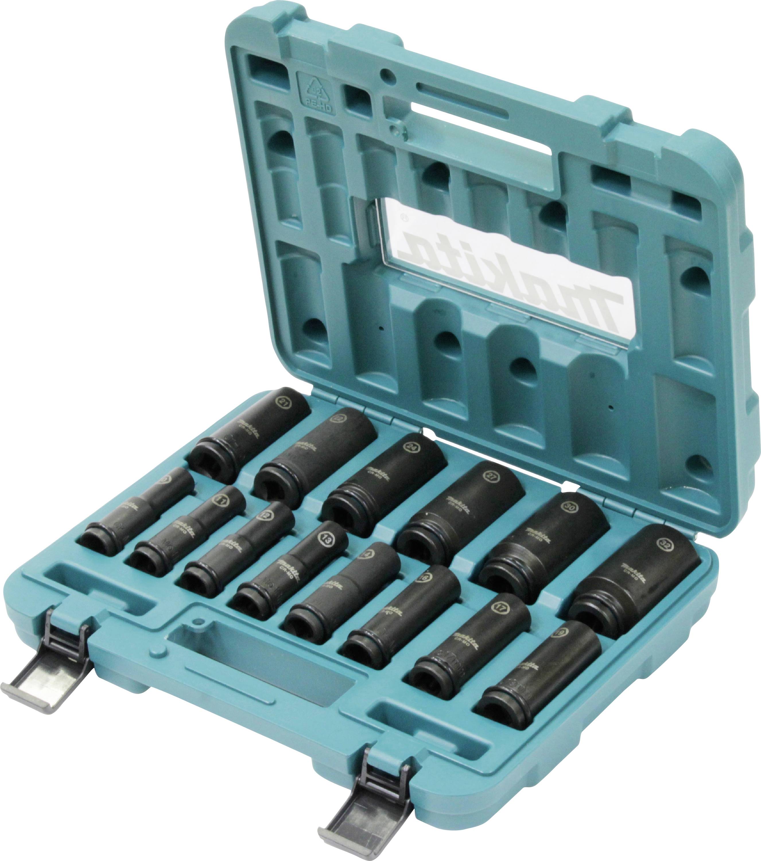 Набір ударних гайок Makita Makita Impact Black - Kraft-Steckschlüsseleinsatz-Set E-16586 1/2